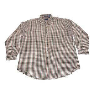 GANT Shirt Mens 2XL Plaid Button Down Long Sleeve Chelsea Twill Casual